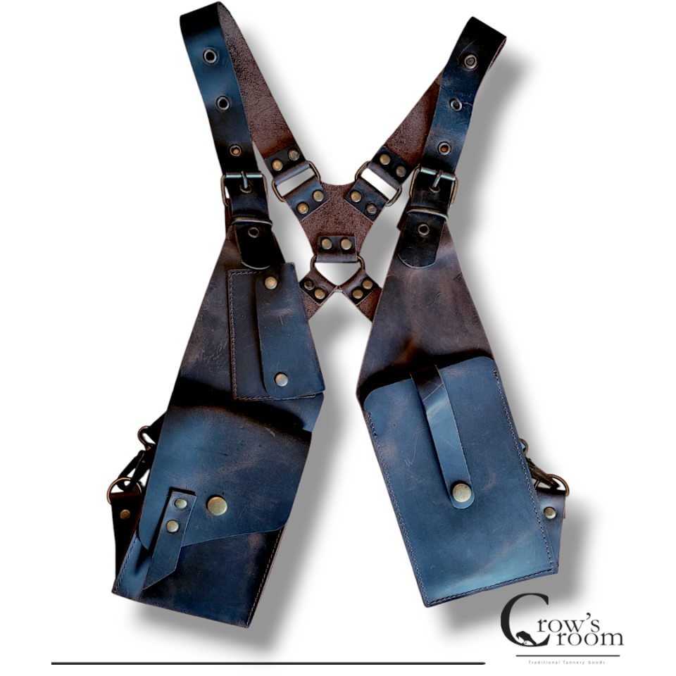 Handmade Hakiki Deri Holster (special Leather Limited Edition Kahverengi Crazy)