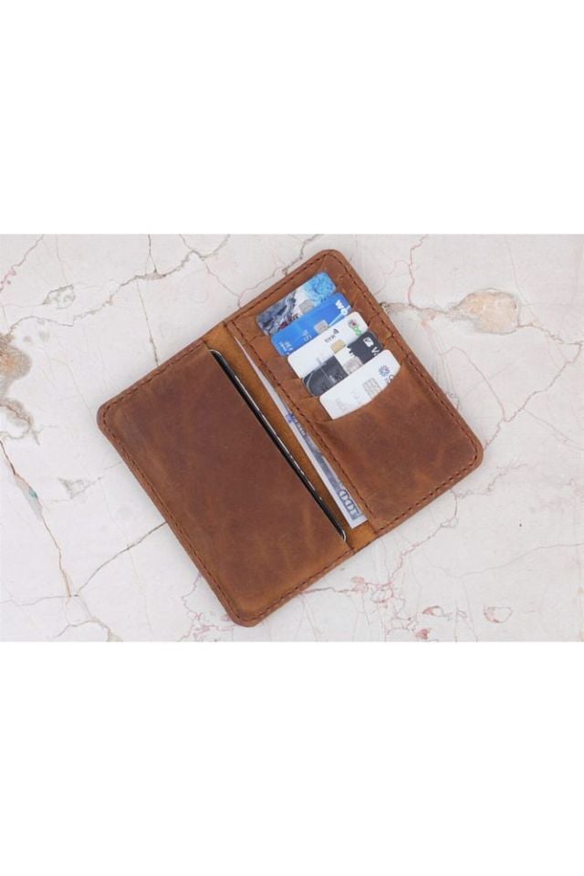 Handmade Telefon Cüzdanı (TABA)